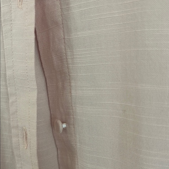 LC Lauren Conrad Pink Button Down Shirt Peter Pan Collar - Picture 8 of 12